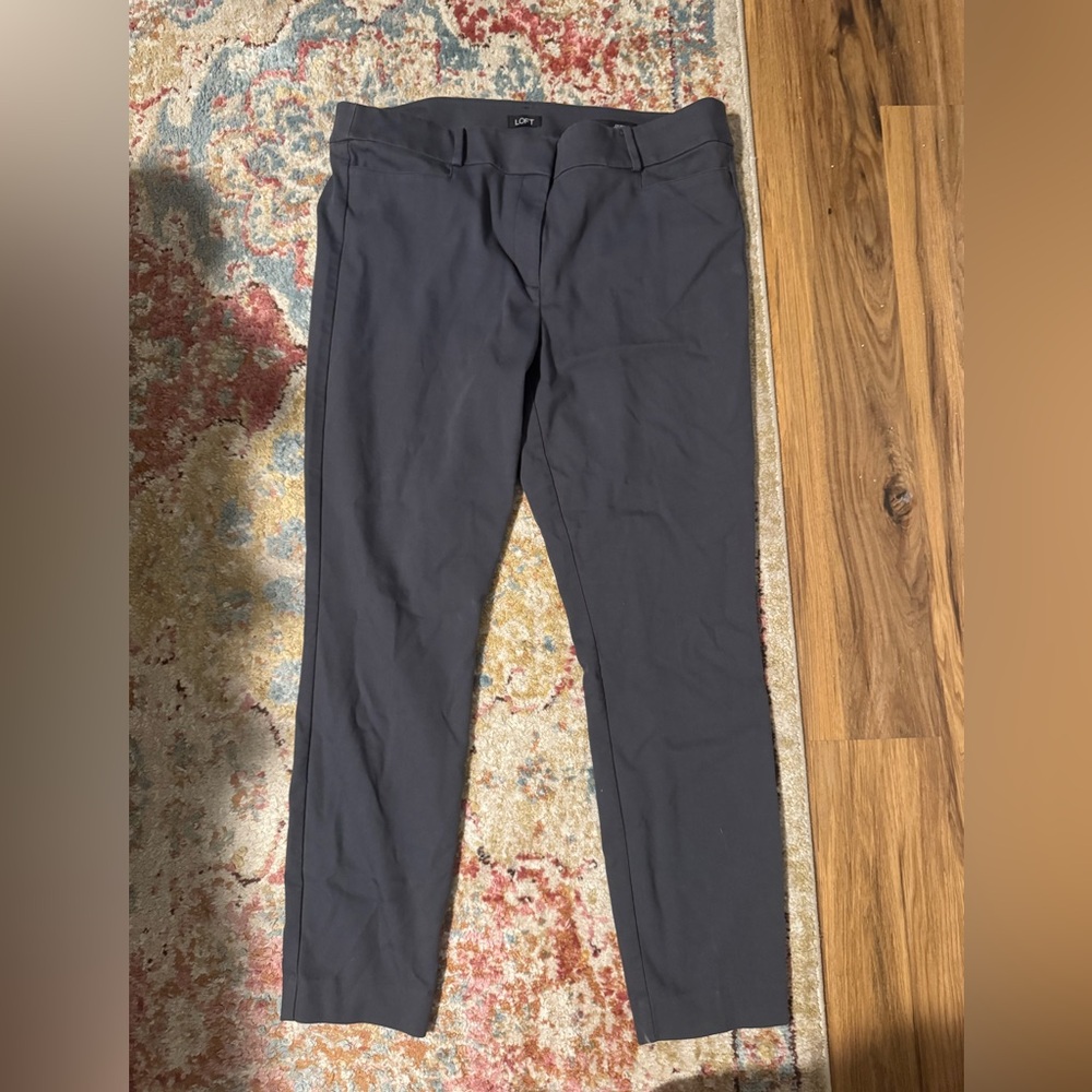 LOFT Dark Gray Dress Pants